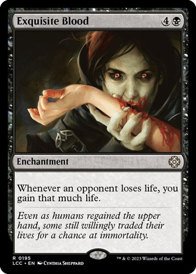 Exquisite Blood (Commander: The Lost Caverns of Ixalan) Light Play