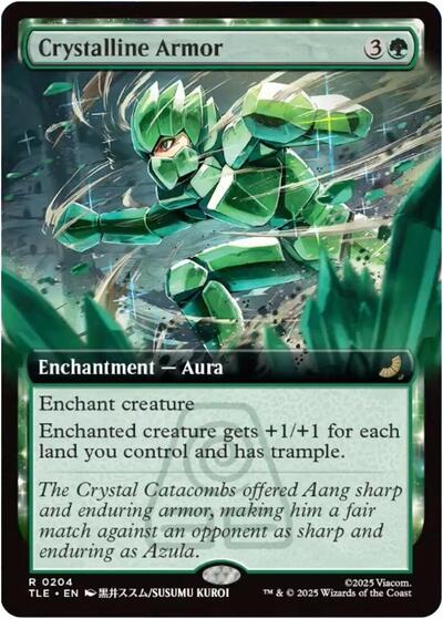 Crystalline Armor (Extended Art) (Avatar: The Last Airbender: Eternal-Legal) Light Play Foil