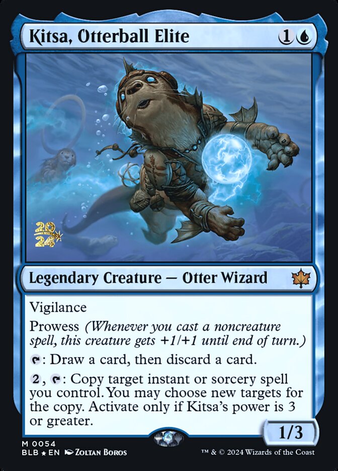 Kitsa, Otterball Elite — Bloomburrow prerelease (PBLB 54s), English