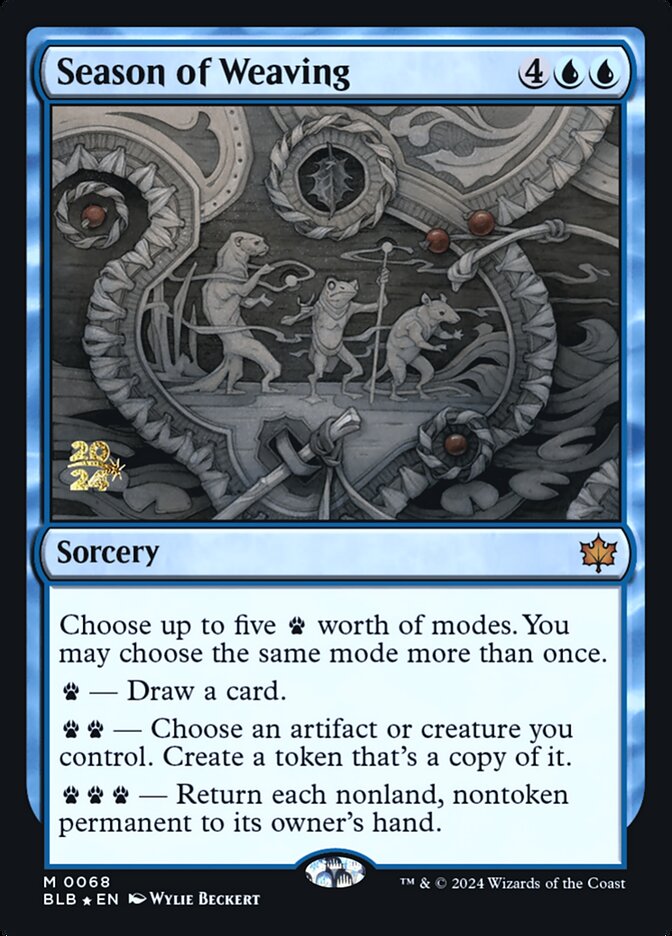 Season of Weaving (Promos: Prerelease Cards) Light Play Foil