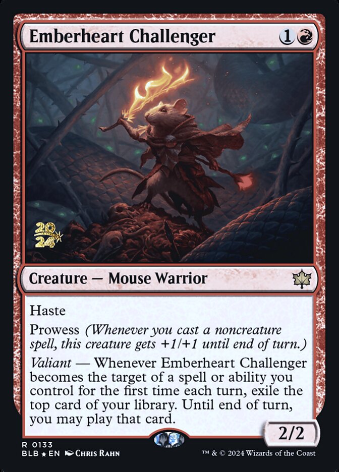 Emberheart Challenger (Promos: Prerelease Cards) Light Play Foil
