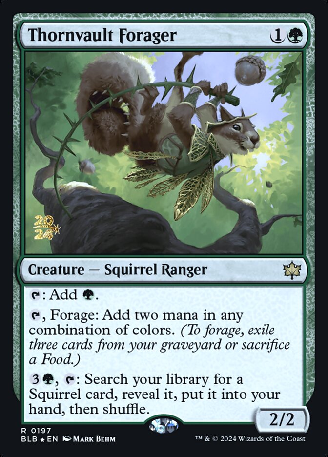 Thornvault Forager (Promos: Prerelease Cards) Near Mint Foil