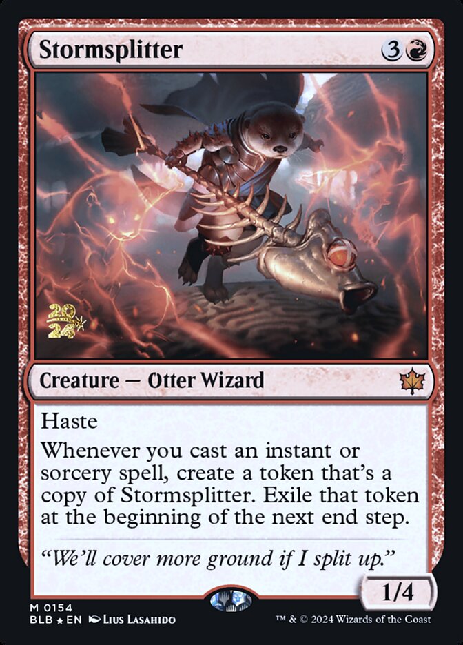 Stormsplitter (Promos: Prerelease Cards) Light Play Foil