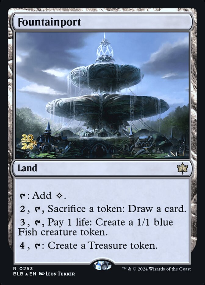 Fountainport — Bloomburrow prerelease (PBLB 253s), English