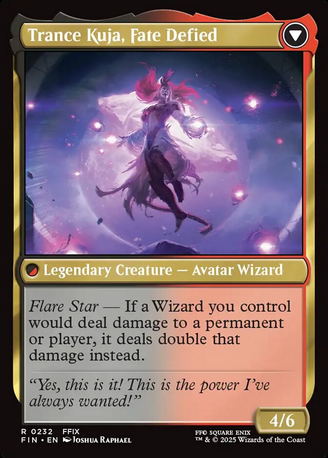 Back face of Trance Kuja, Fate Defied
