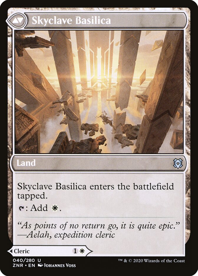 Back face of Skyclave Basilica