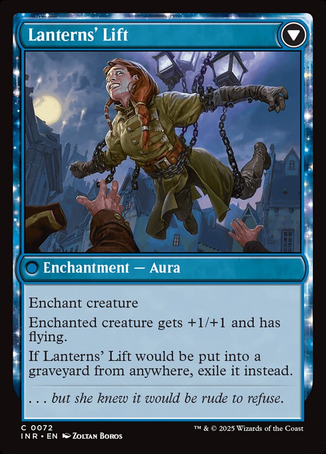 Back face of Lanterns' Lift