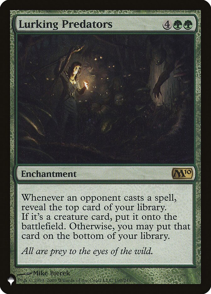 Lurking Predators (The List) Near Mint
