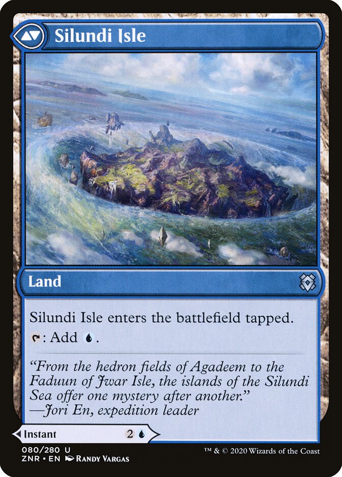 Back face of Silundi Isle