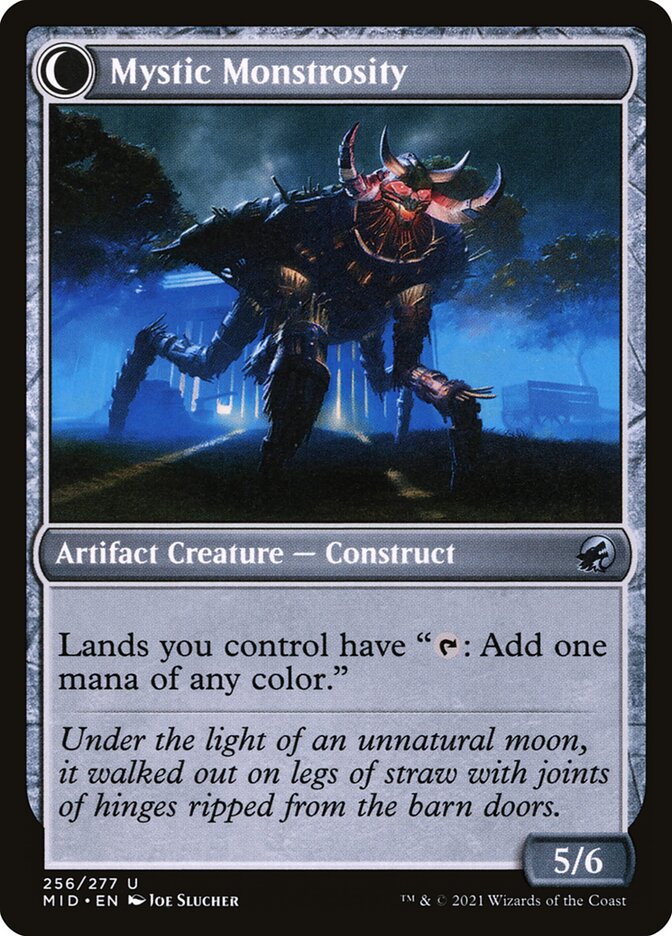Back face of Mystic Monstrosity