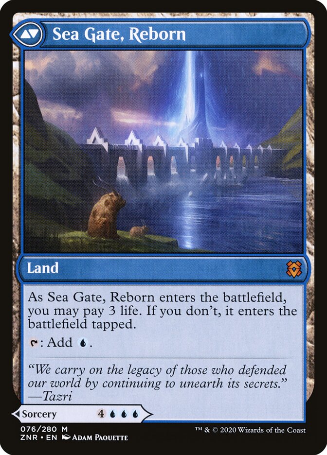 Back face of Sea Gate, Reborn