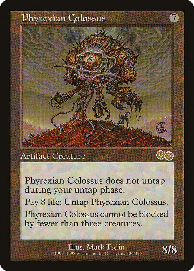 Phyrexian Colossus (Urza's Saga) Heavy Play