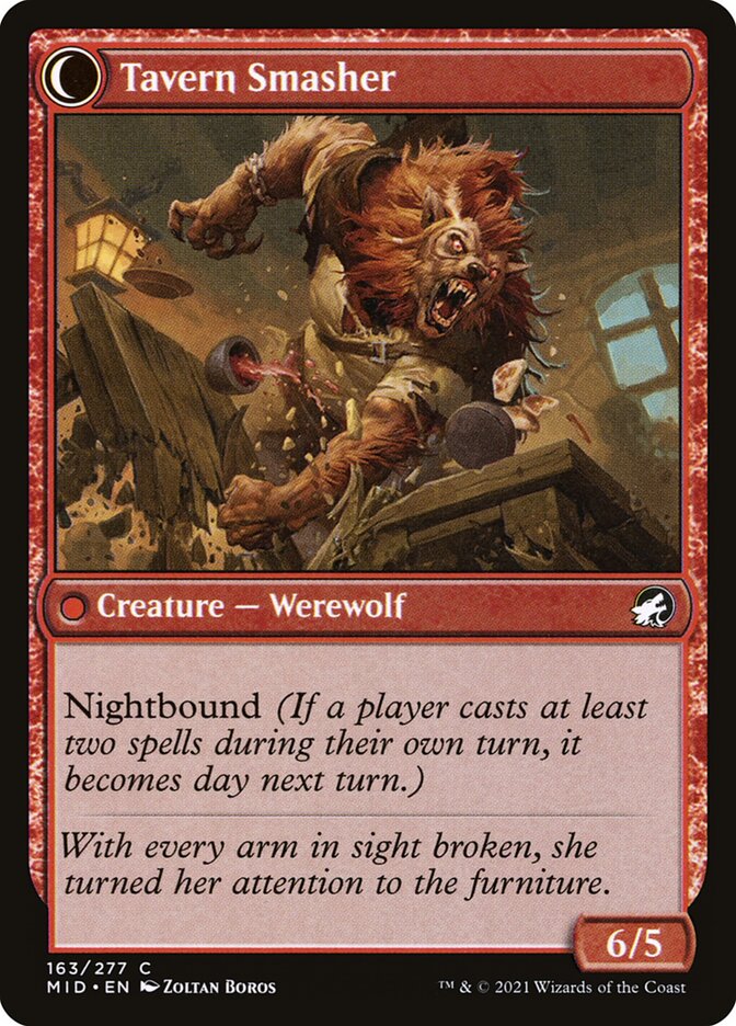 Back face of Tavern Smasher