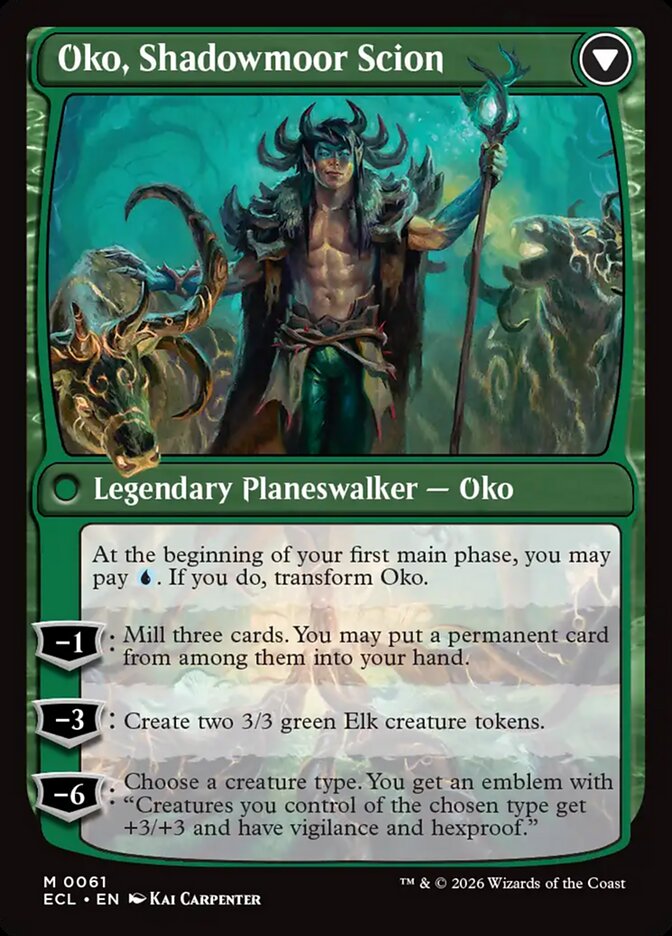 Back face of Oko, Shadowmoor Scion
