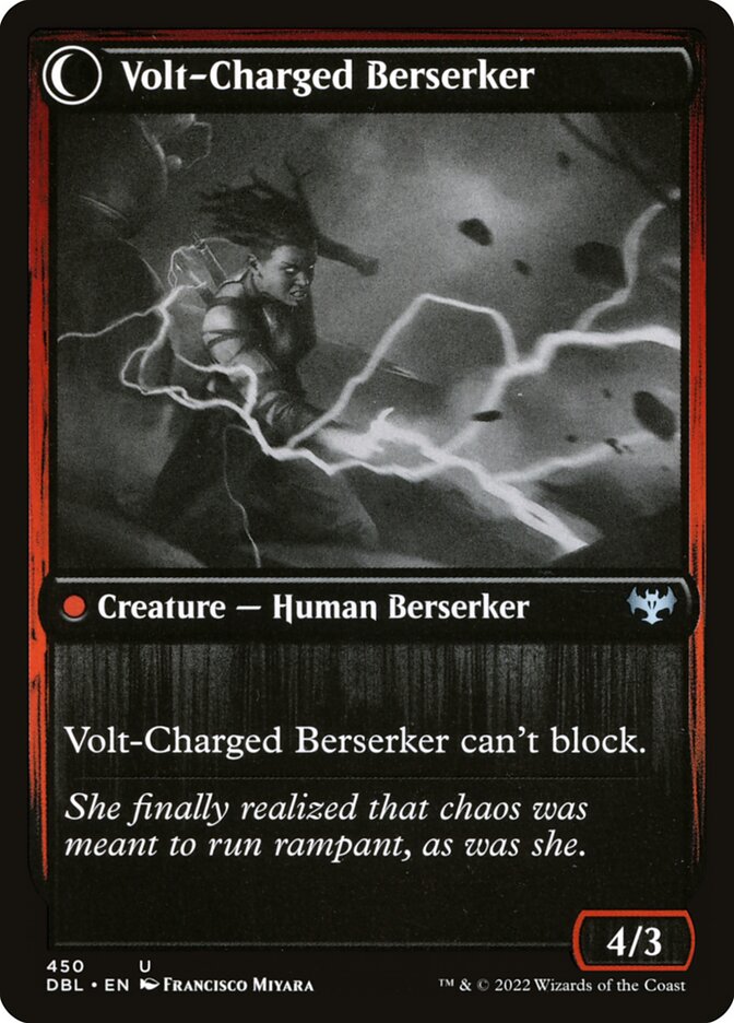 Back face of Volt-Charged Berserker