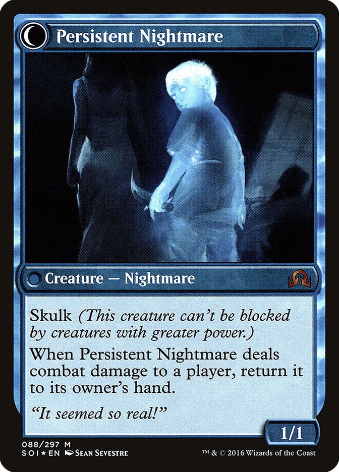 Back face of Persistent Nightmare