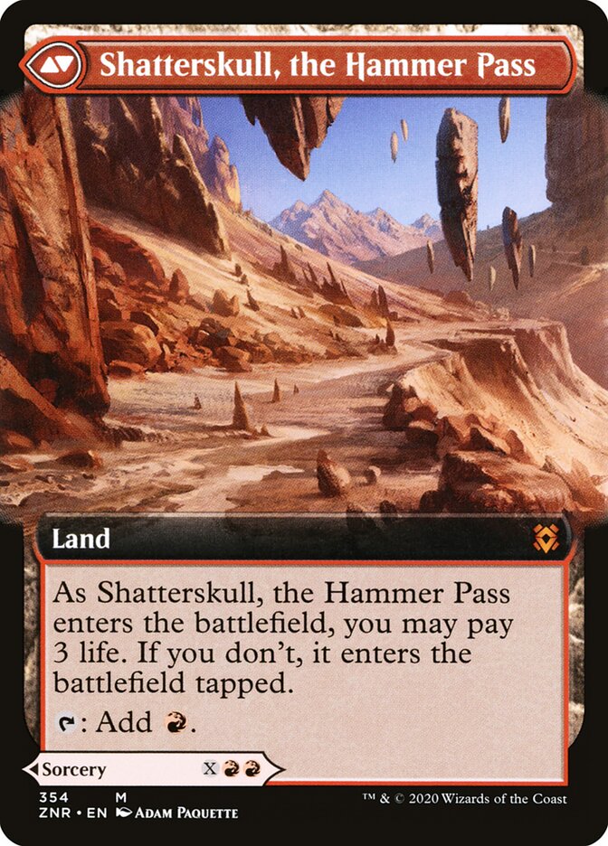 Back face of Shatterskull, the Hammer Pass