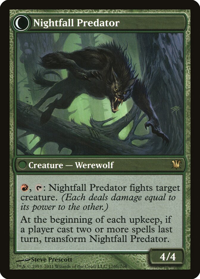 Back face of Nightfall Predator