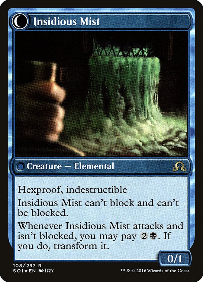 Back face of Insidious Mist