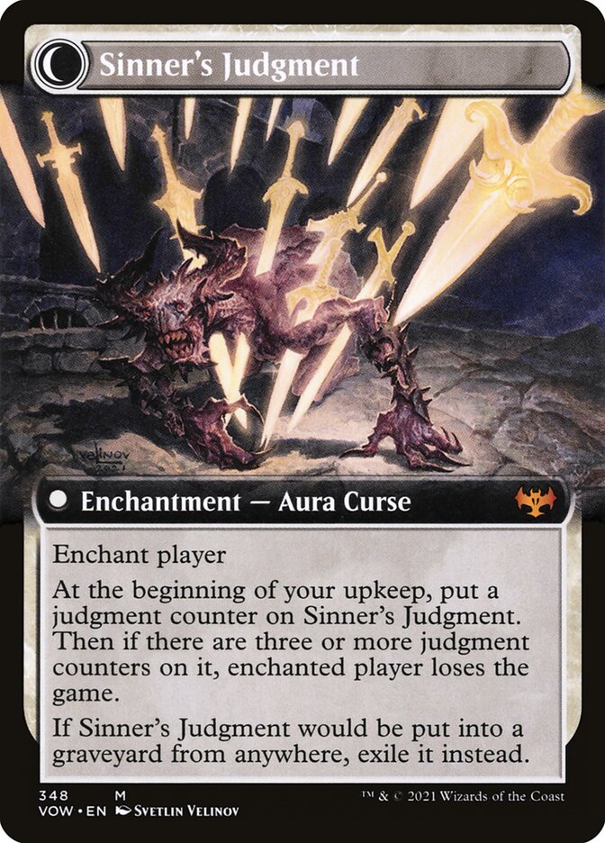 Back face of Sinner's Judgment