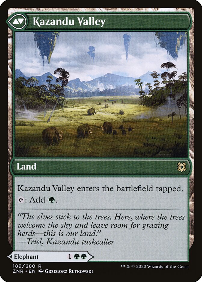 Back face of Kazandu Valley