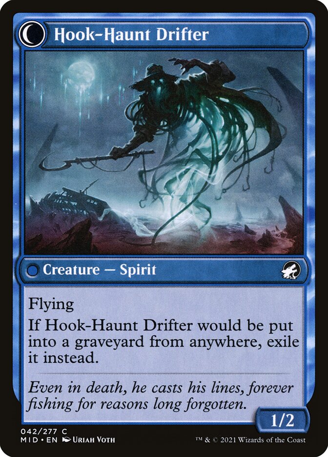 Back face of Hook-Haunt Drifter