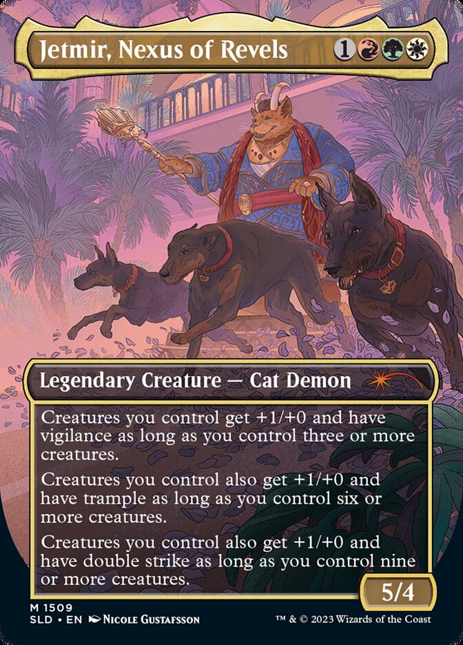 Back face of Jetmir, Nexus of Revels