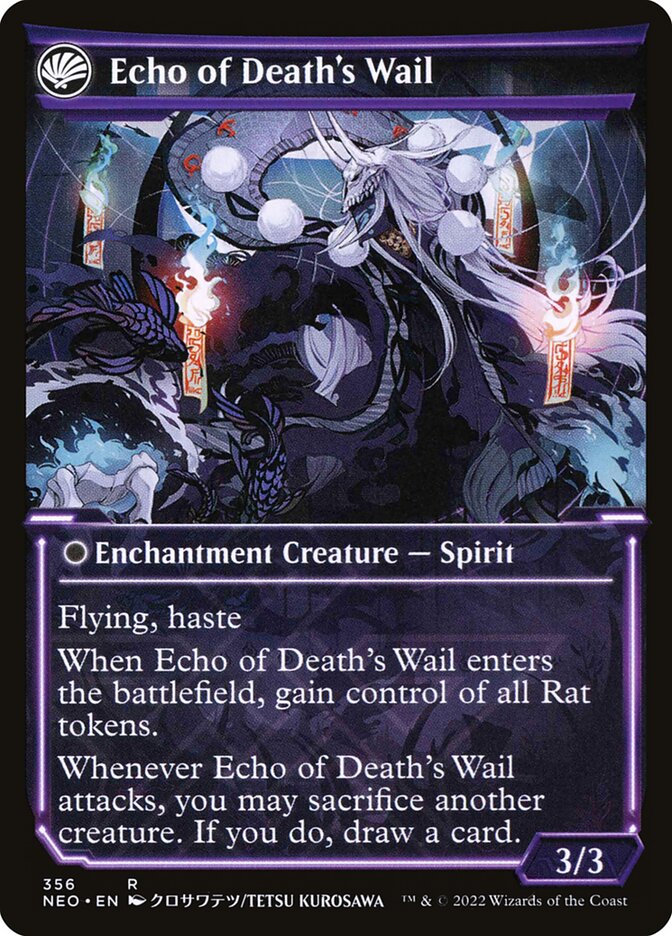 Back face of Echo of Death's Wail
