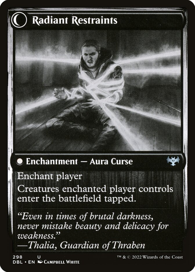 Back face of Radiant Restraints