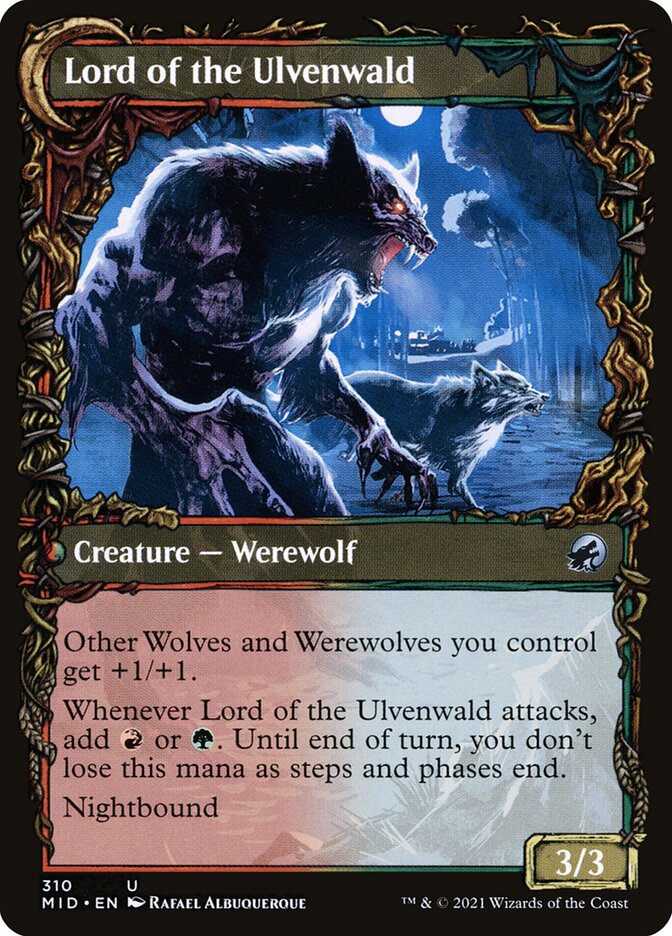 Back face of Lord of the Ulvenwald