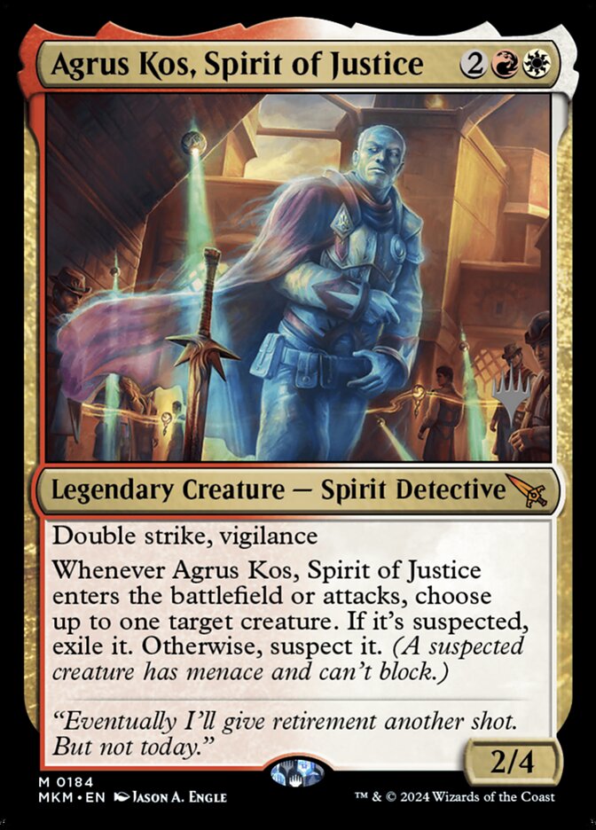 Agrus Kos, Spirit of Justice (pmkm 184p)