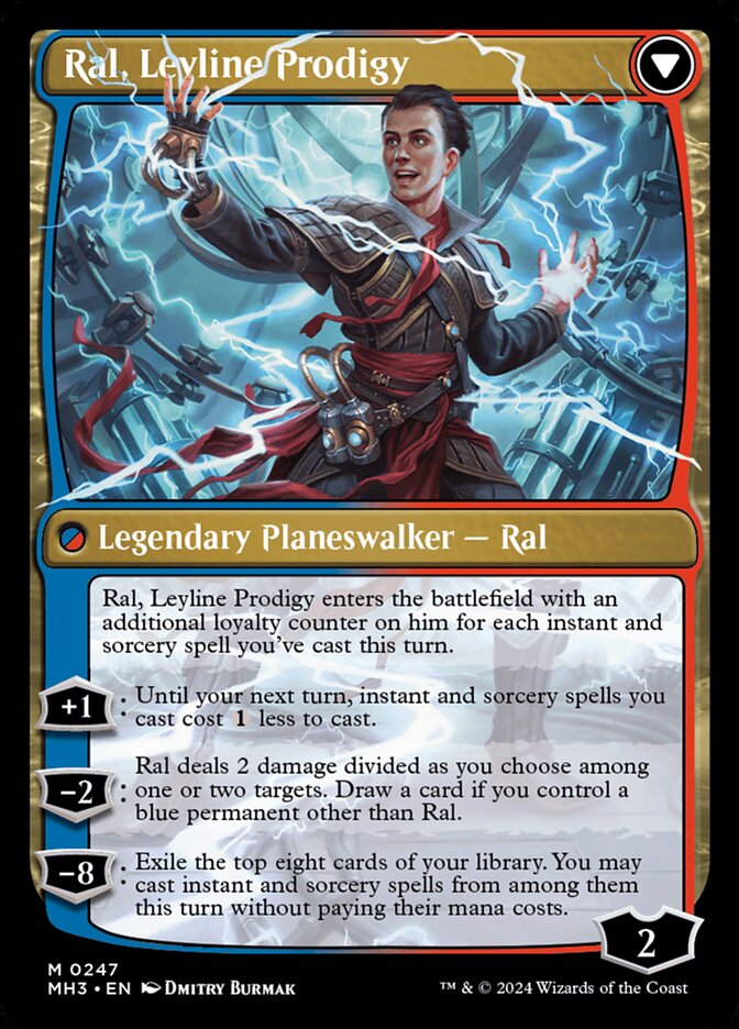 Back face of Ral, Leyline Prodigy