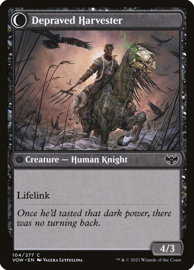 Back face of Depraved Harvester