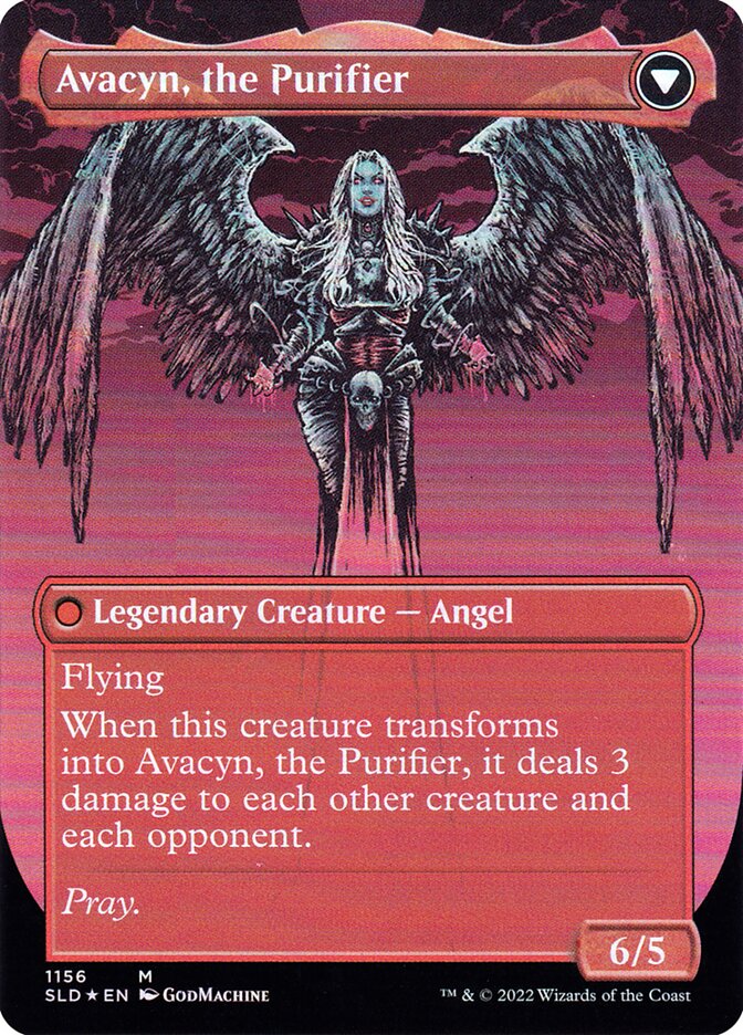 Back face of Avacyn, the Purifier