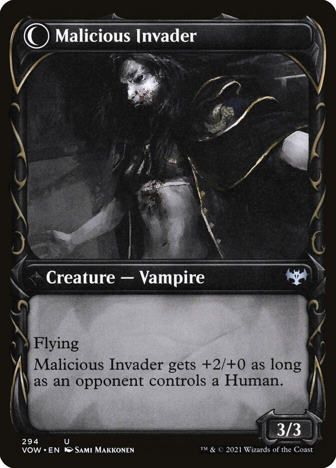 Back face of Malicious Invader