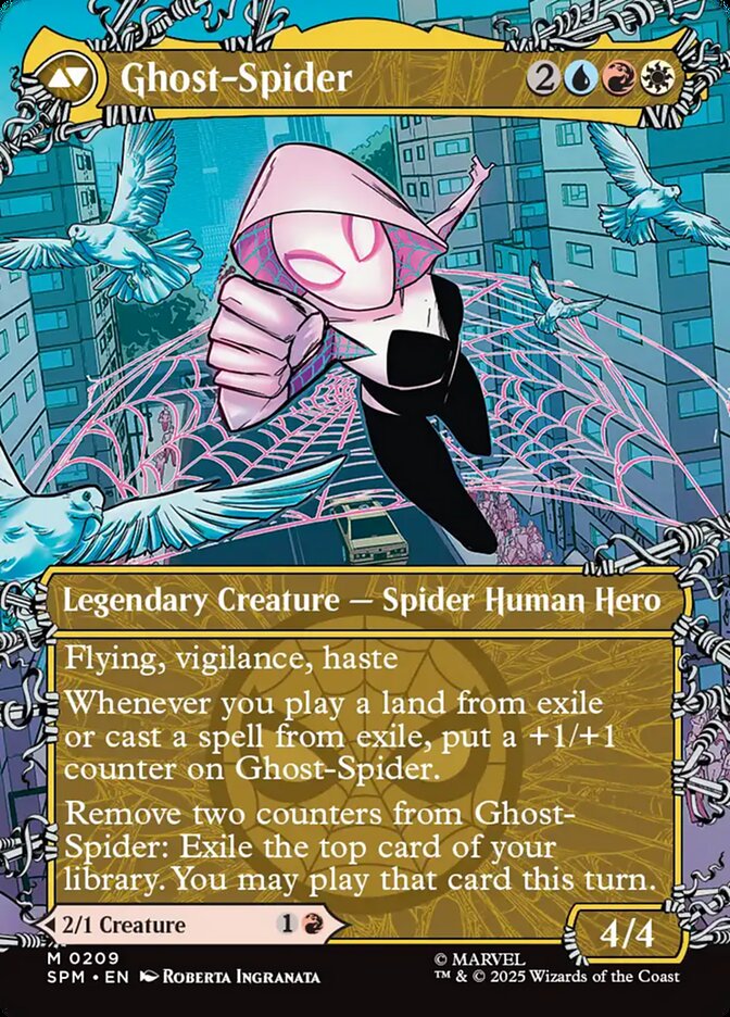Back face of Ghost-Spider