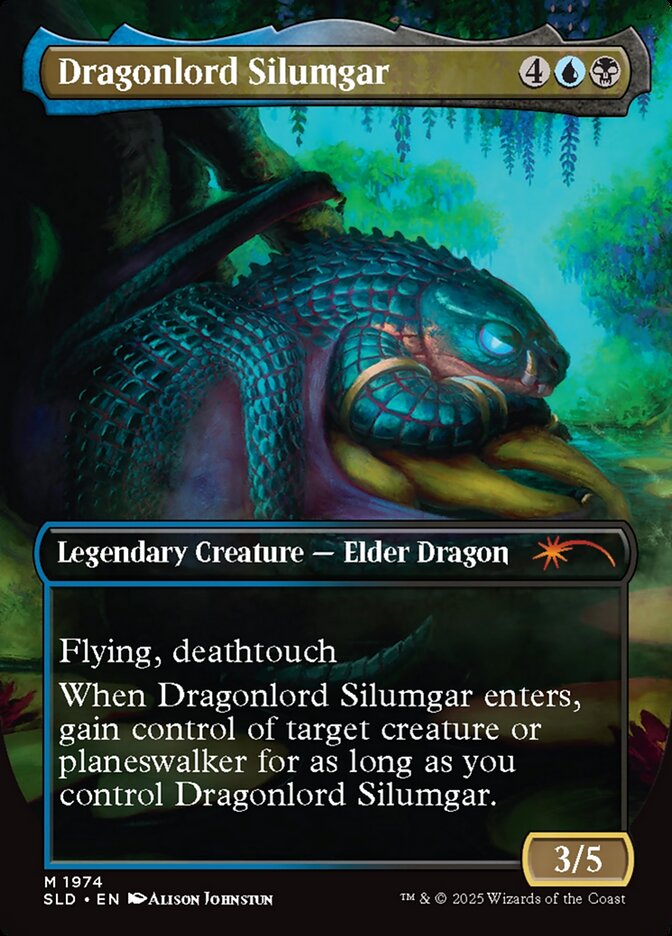 Back face of Dragonlord Silumgar