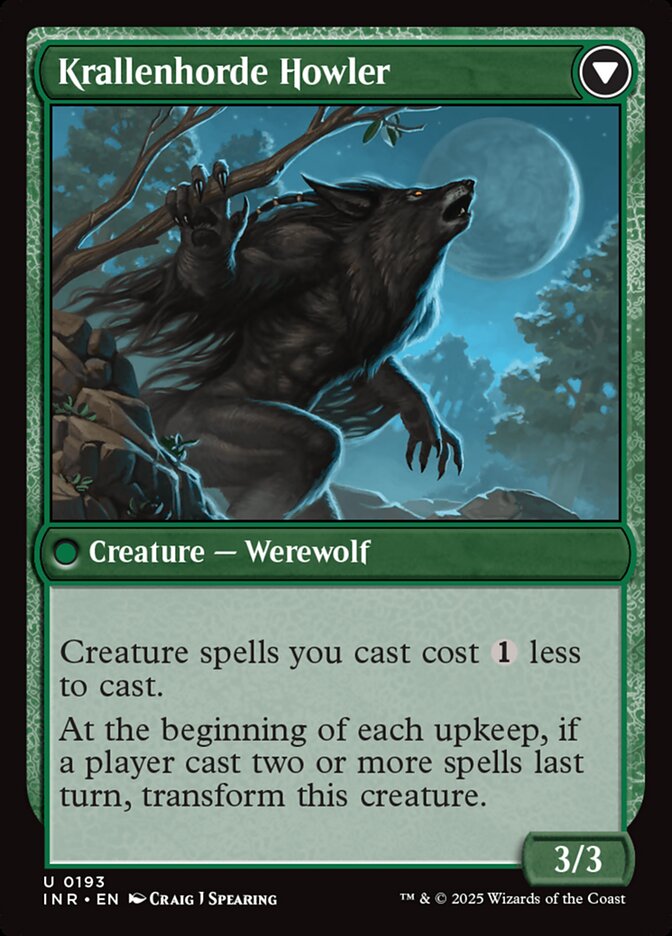 Back face of Krallenhorde Howler