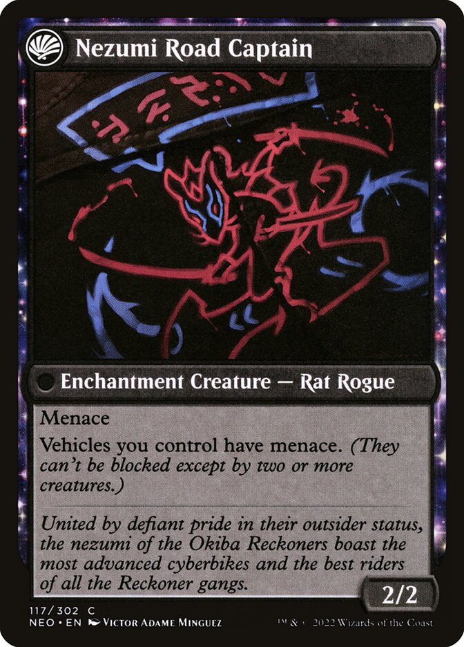Back face of Nezumi Road Captain