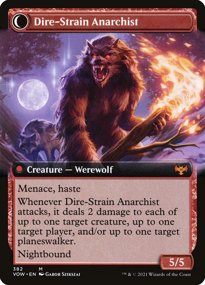 Back face of Dire-Strain Anarchist