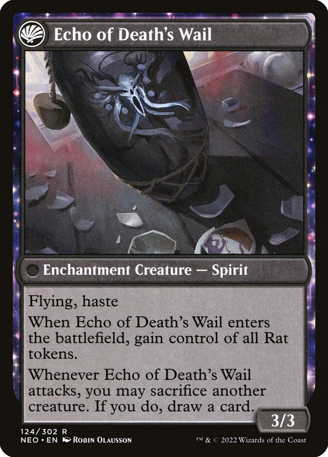 Back face of Echo of Death's Wail