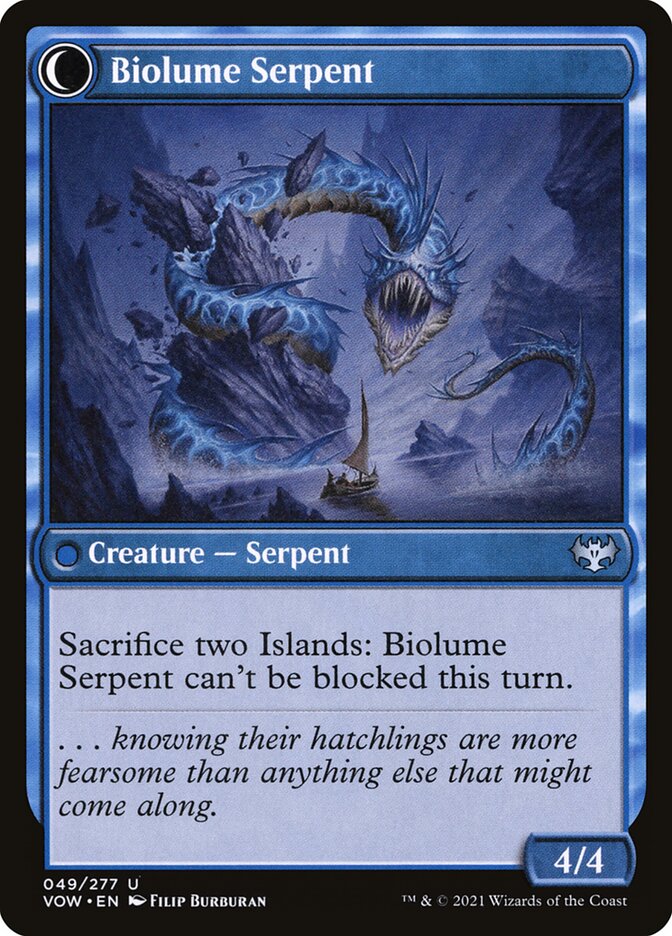 Back face of Biolume Serpent