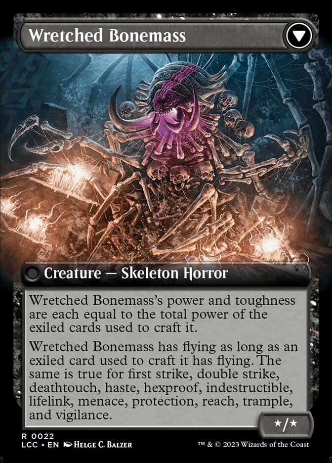 Back face of Wretched Bonemass