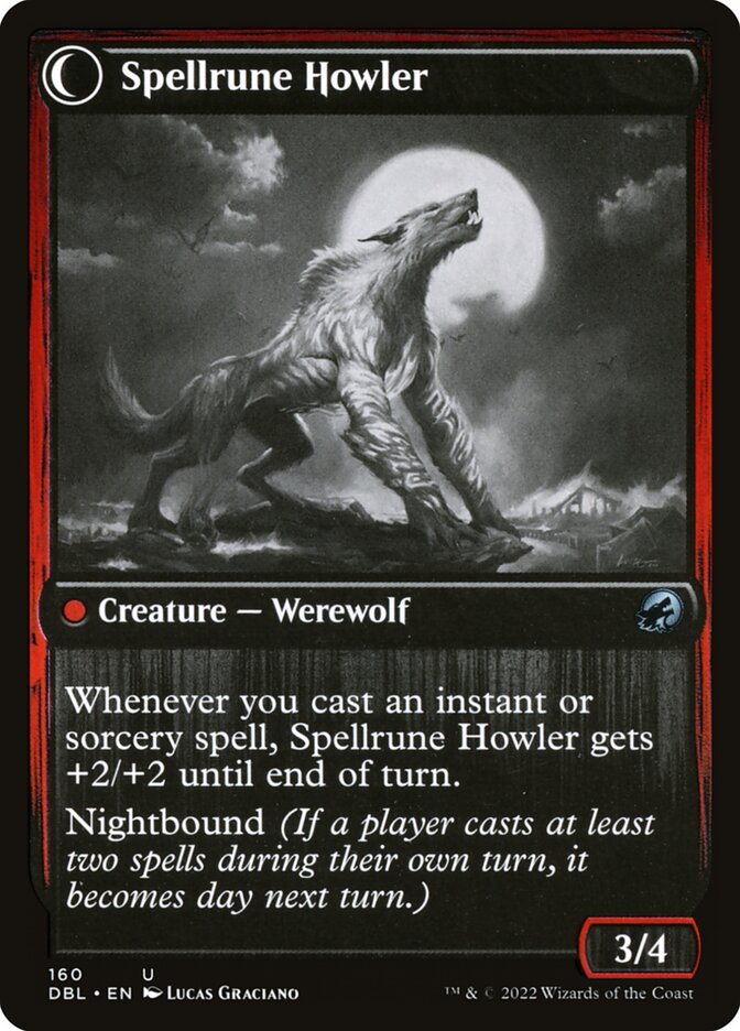 Back face of Spellrune Howler