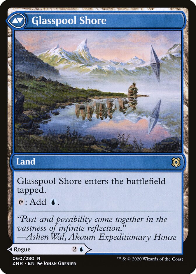 Back face of Glasspool Shore