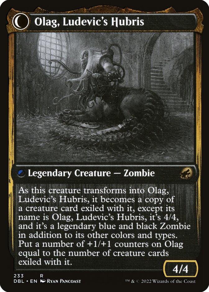 Back face of Olag, Ludevic's Hubris