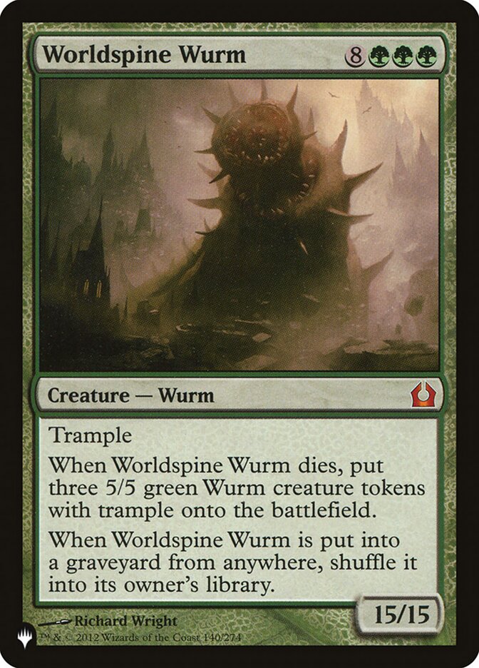 Worldspine Wurm (The List) Near Mint