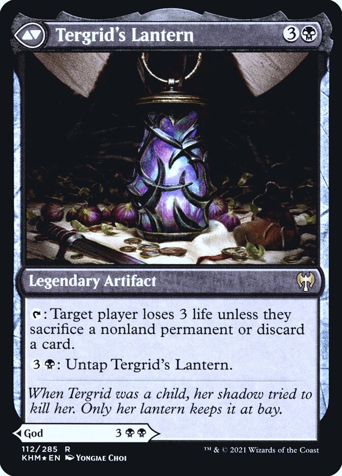 Back face of Tergrid's Lantern
