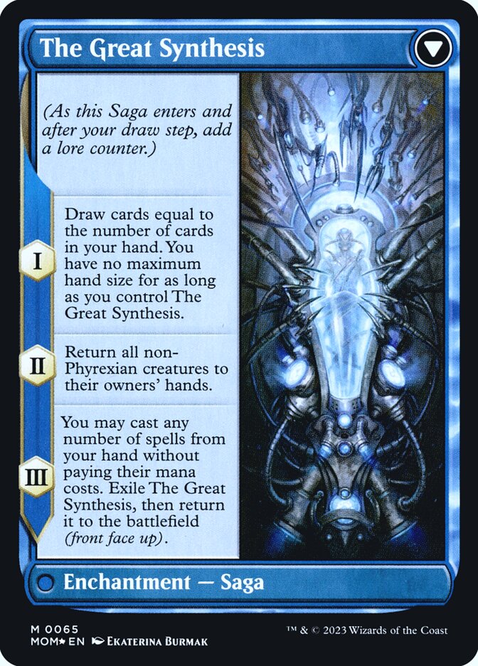 Back face of The Great Synthesis