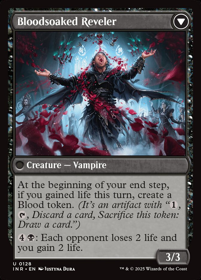 Back face of Bloodsoaked Reveler